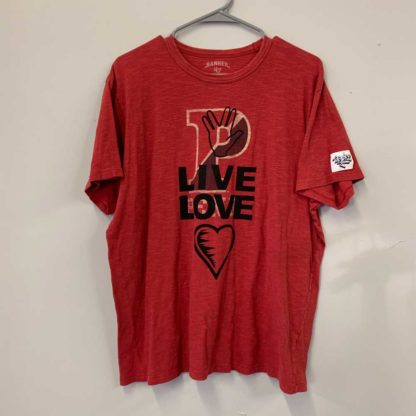 liveLove Tag Diss Shirt-red