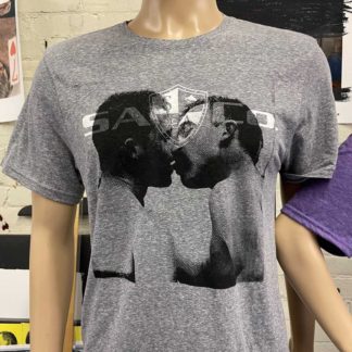 Kissing on a SA CO shirt